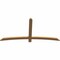 Ekena Millwork Bellingham Timber Gable Bracket, Western Red Cedar, 72"W x 36"H x 1 1/2"D x 3 1/2"F, 12/12 Pitch GBW072X36X0204BEL00SWR - alternate 3